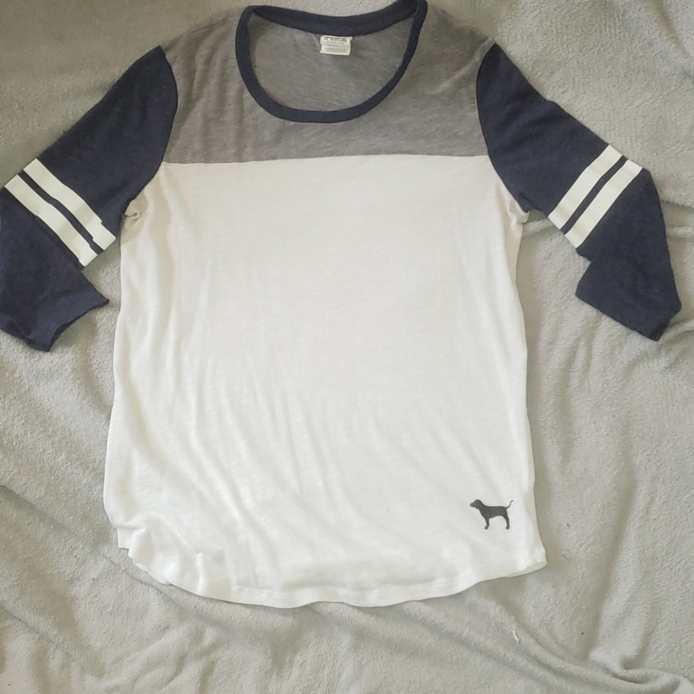 V.S. PINK softball tee